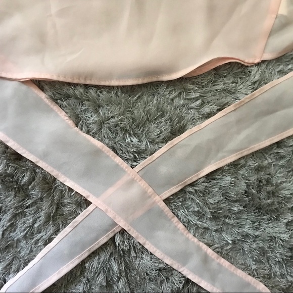 Brandy Melville peach silk top - Picture 4 of 5